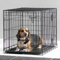 Cheap and Durable PVC Coated Black Pet Dog Cage